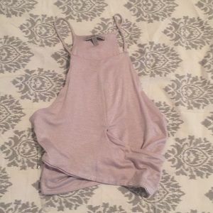 Lavender colored crop top
